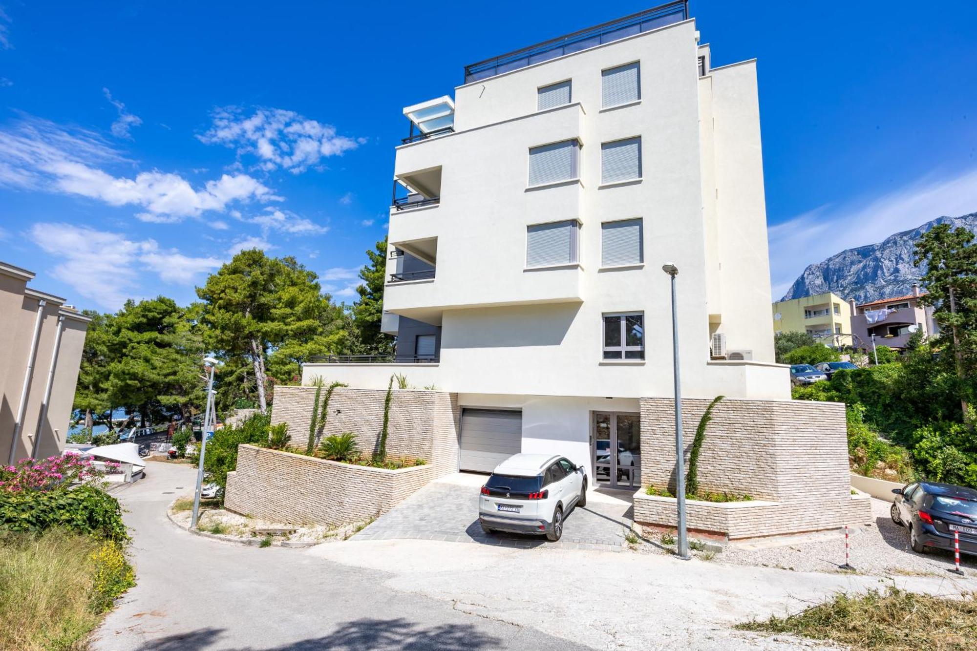 Beachfront Studio Wave Residence Srzic Makarská Exteriér fotografie
