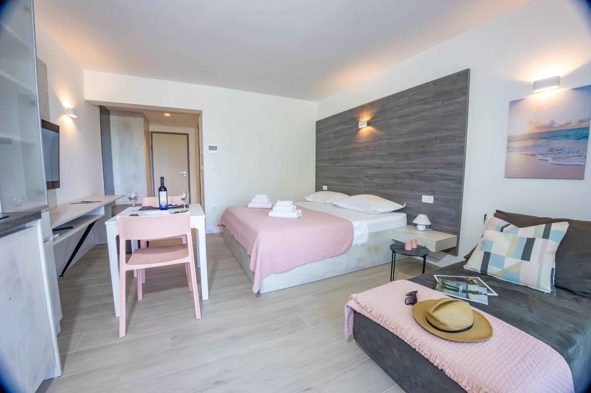 Beachfront Studio Wave Residence Srzic Makarská Exteriér fotografie